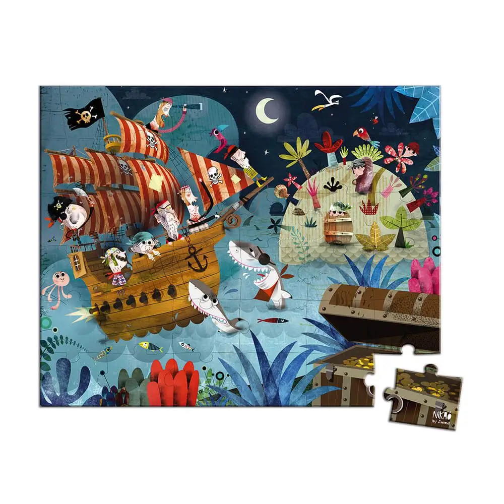PUZZLE EN BÚSQUEDA DEL TESORO - 36 PZAS - Imagen 2