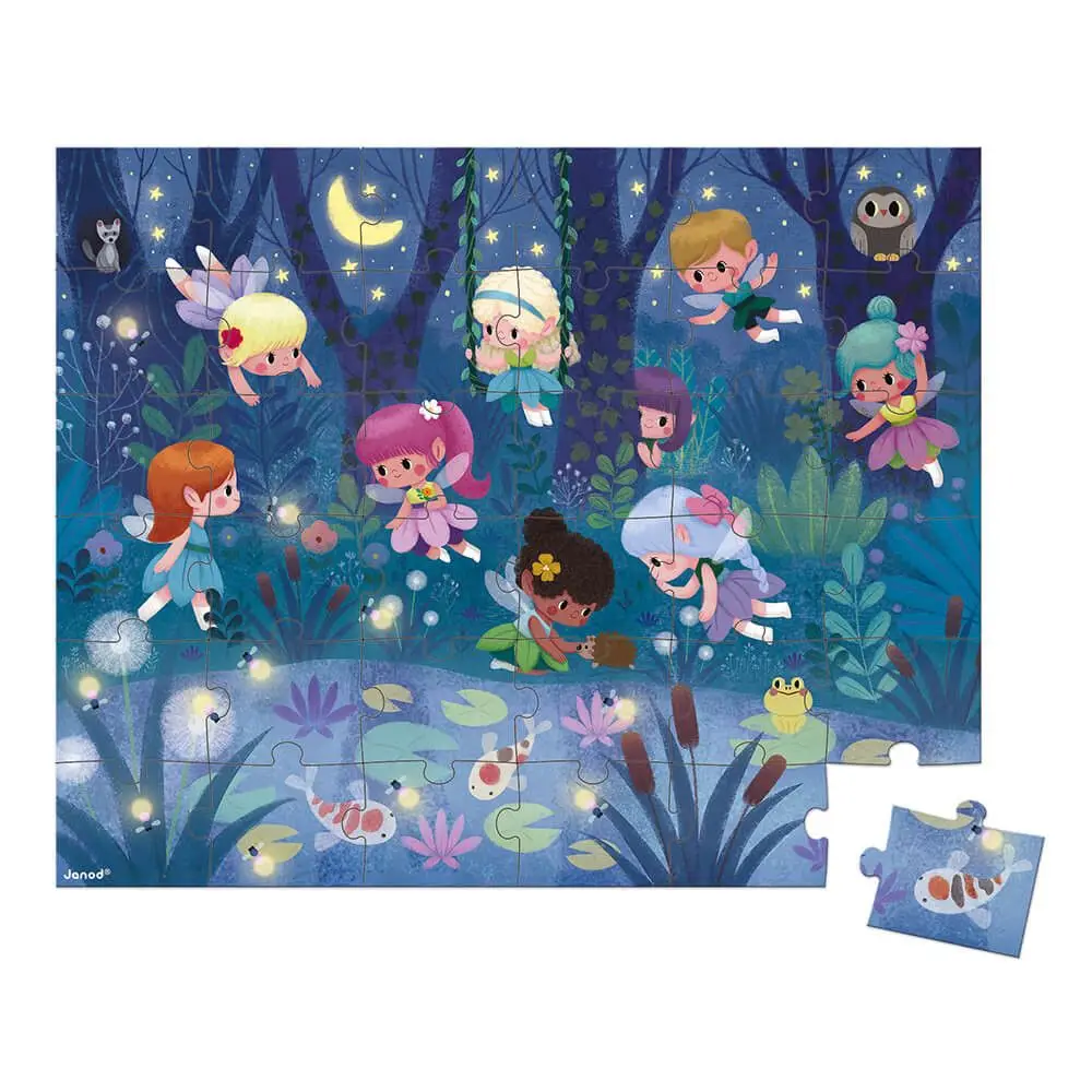 PUZZLE HADAS Y NENUFARES - 36 PZAS - Imagen 2