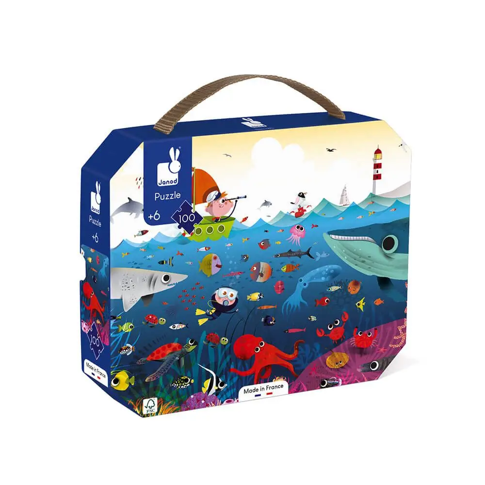 PUZZLE EL MUNDO SUBMARINO - 100 PZAS