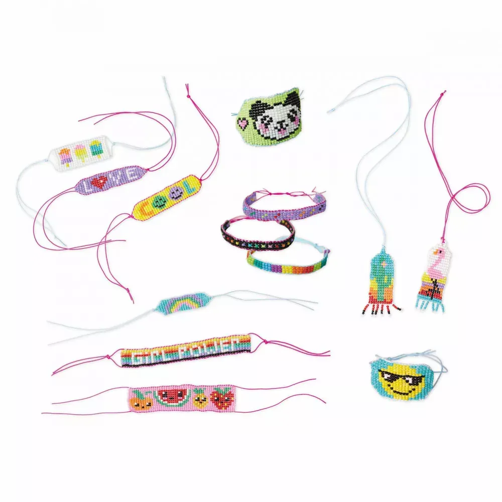 KIT DE CUENTAS CON TELAR PARA TEJER - PULSERAS - Imagen 4