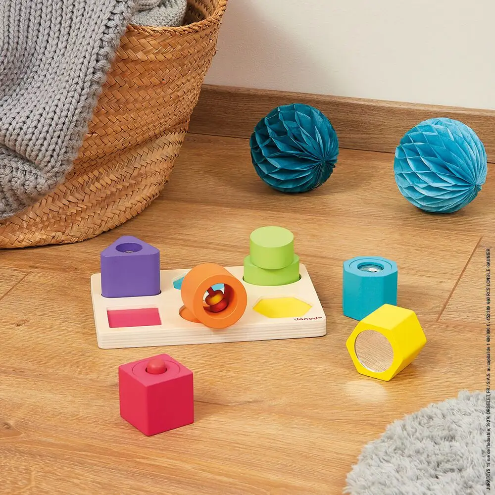 PUZLE CON 6 FIGURAS SENSORIALES I WOOD - Imagen 2