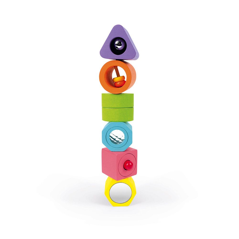 PUZLE CON 6 FIGURAS SENSORIALES I WOOD - Imagen 3
