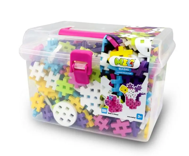 MELI BASIC CONSTRUCTOR PASTEL TRAVEL BOX 500pcs