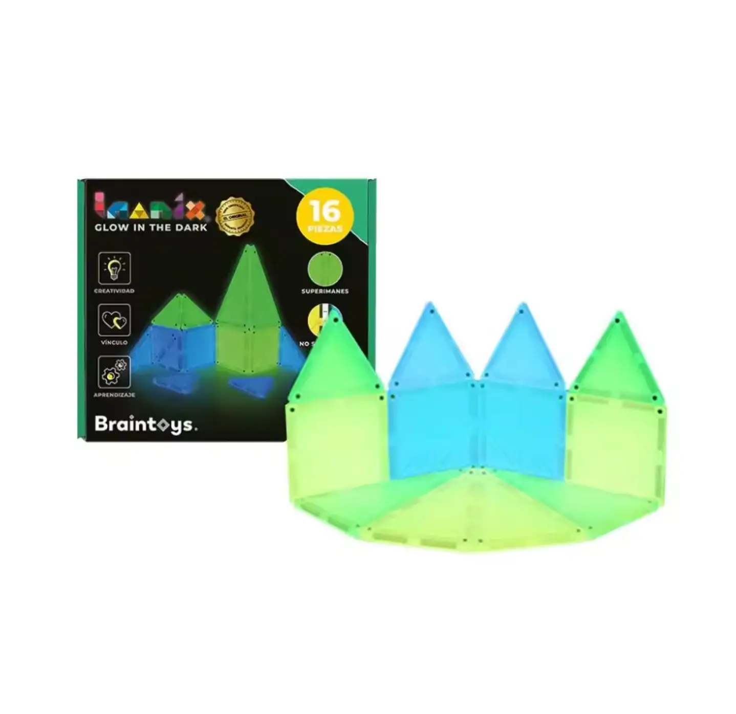Imanix Glow in the Dark 16 piezas