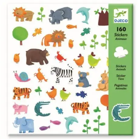 Pegatinas Animales - 160uds