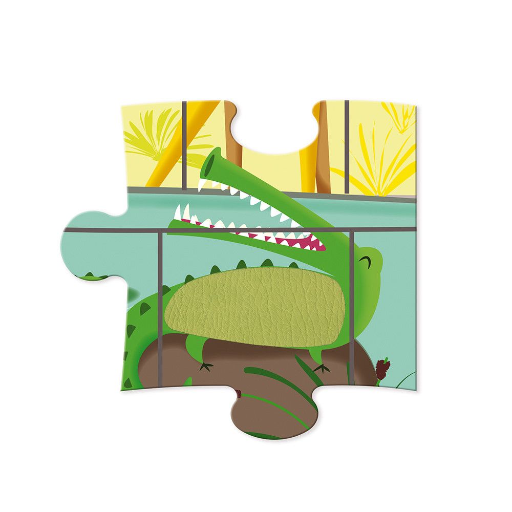 PUZZLE TÁCTIL UN DÍA EN EL ZOO- 20 PZAS - Imagen 6