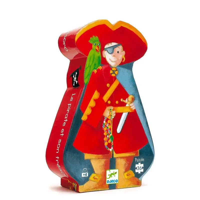 Puzle Silueta Pirata - 36 pzs