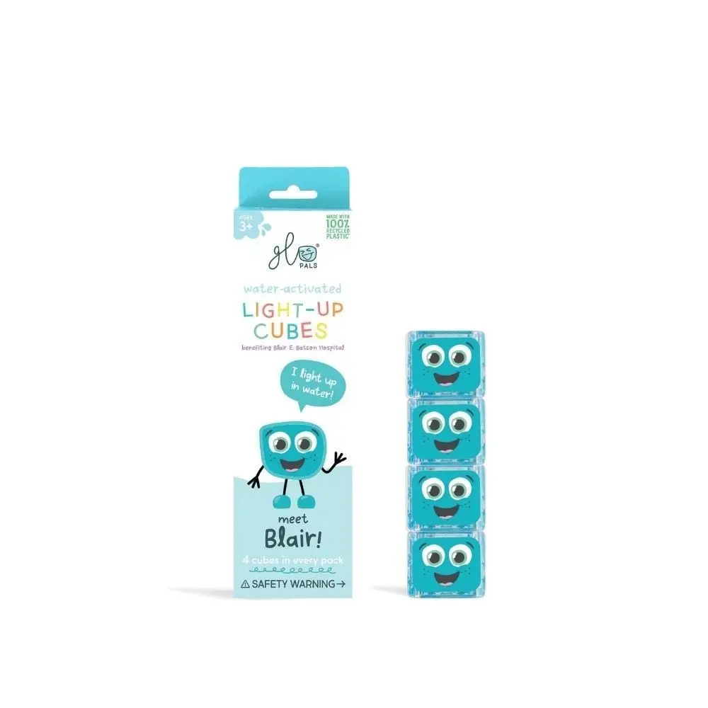 Cubos luz BLAIR Azul - 4 uds
