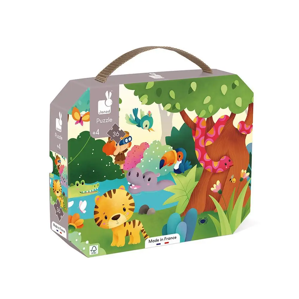PUZLE ANIMALES SALVAJES- 36 PZAS