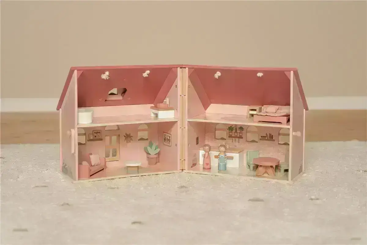CASA DE MUN?ECAS MADERA PORTÁTIL CON ASAS - Imagen 3