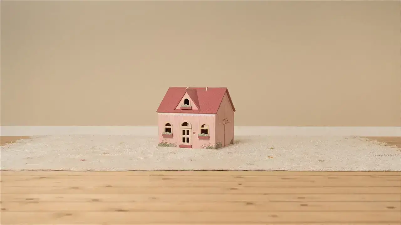 CASA DE MUN?ECAS MADERA PORTÁTIL CON ASAS - Imagen 8