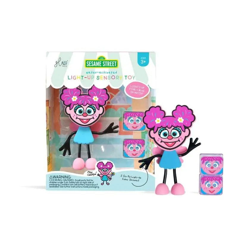 Set Personaje ABBY + 2 Cubos luz Rosa