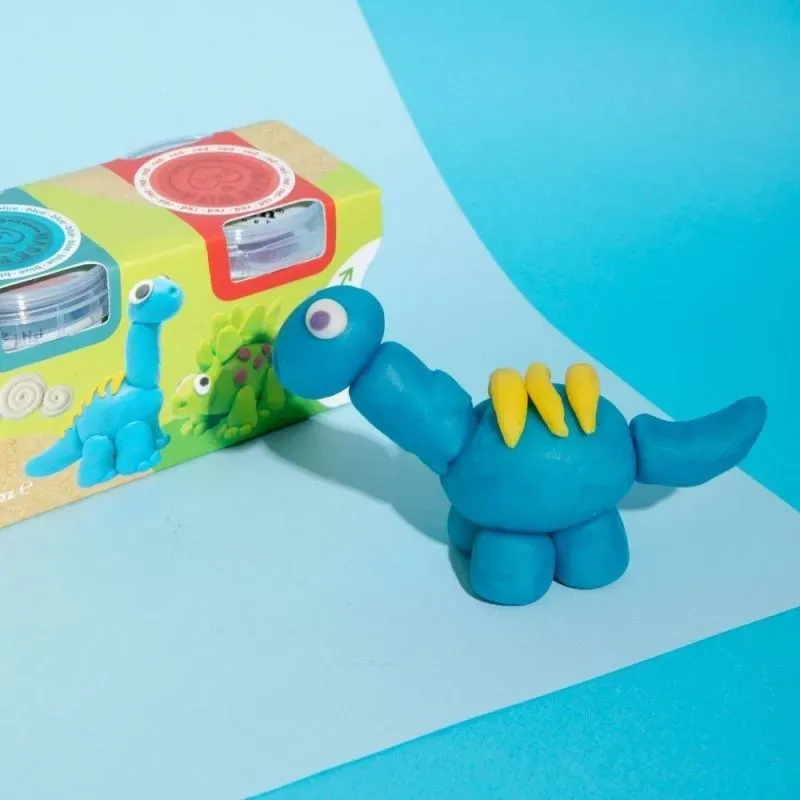 SET PLASTILINA DINO 4 ud. - Imagen 2