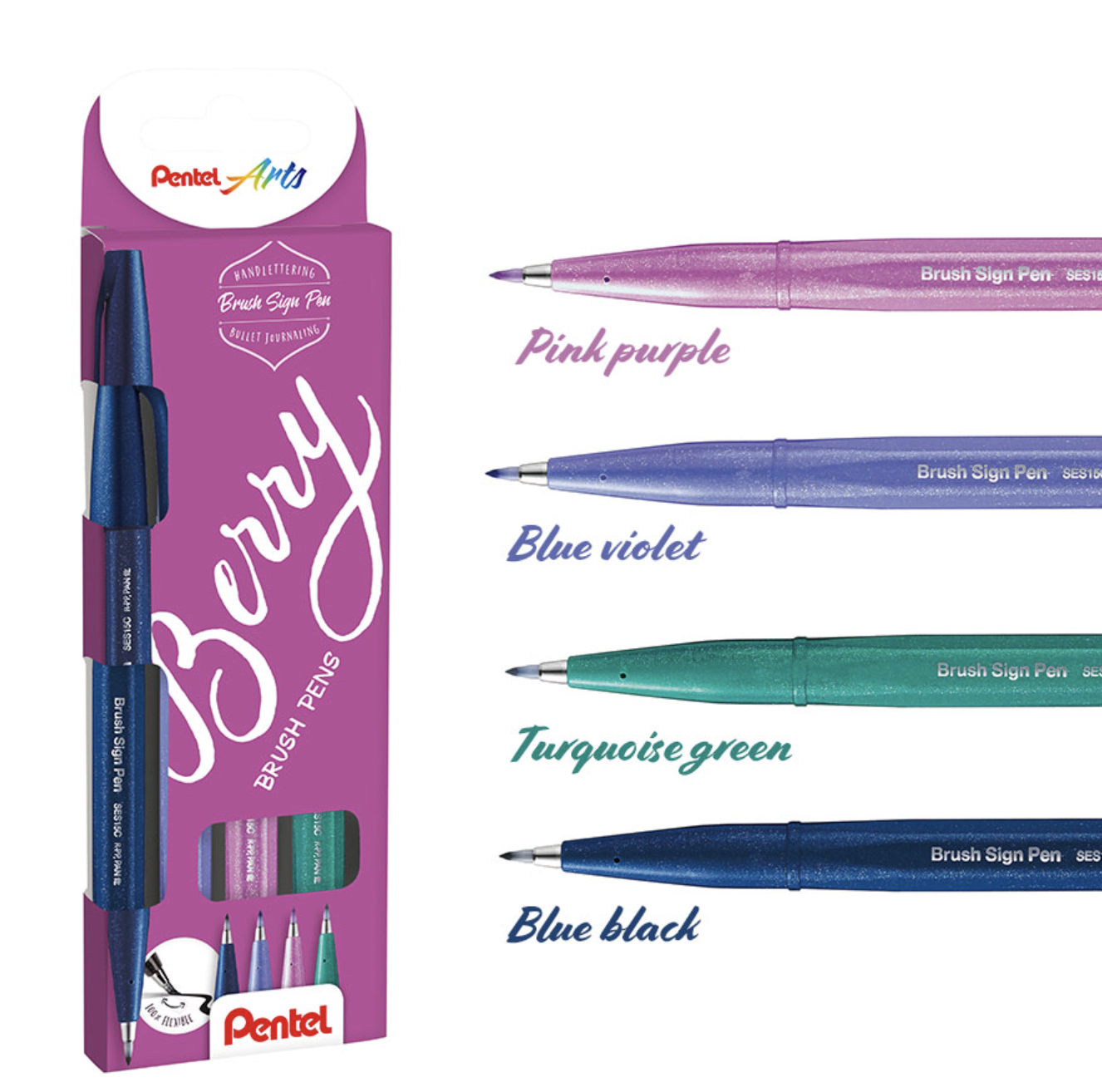 Pack Rotuladores Lettering - NATURE BERRY