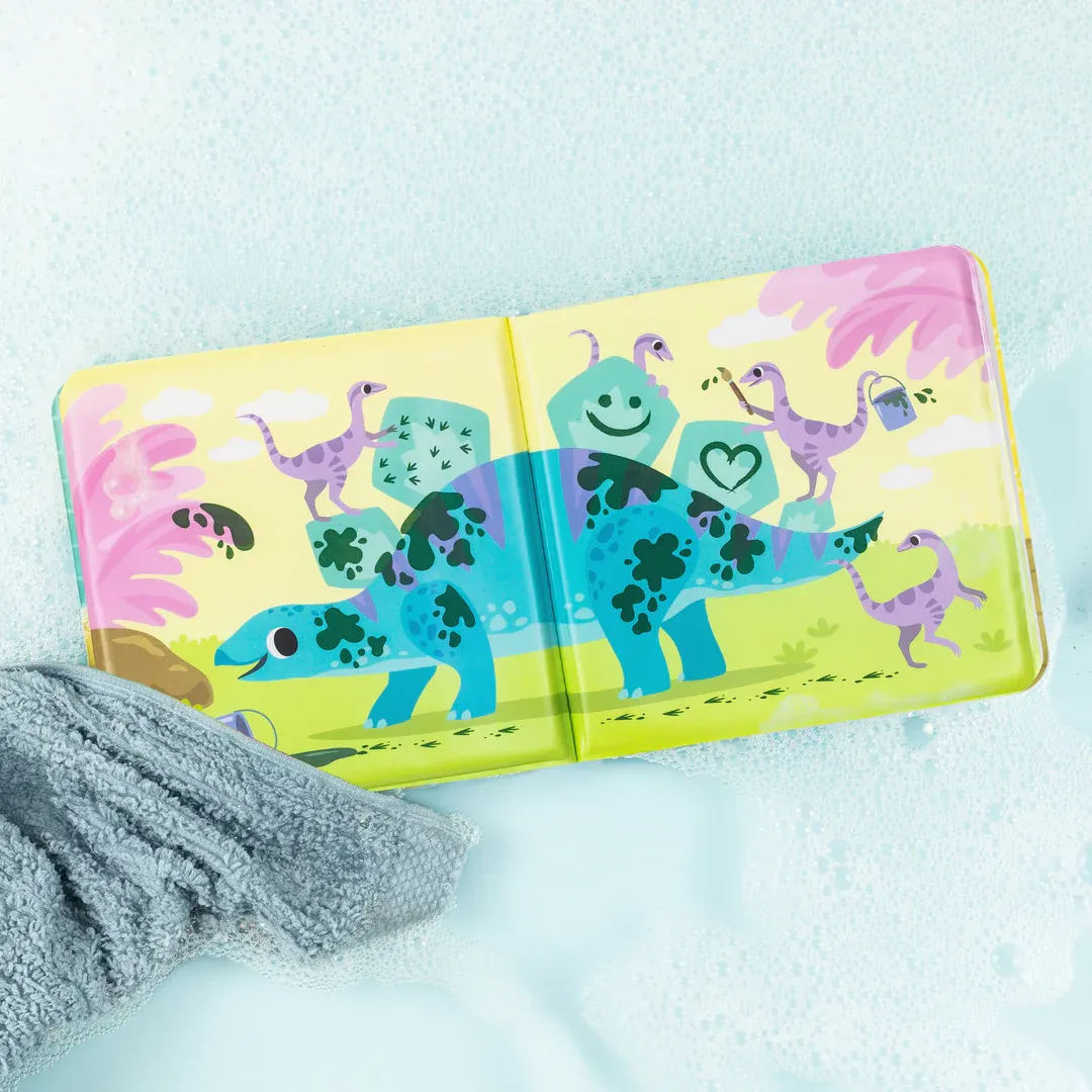 BATH BOOK - MESSY DINOSAURS - Imagen 4