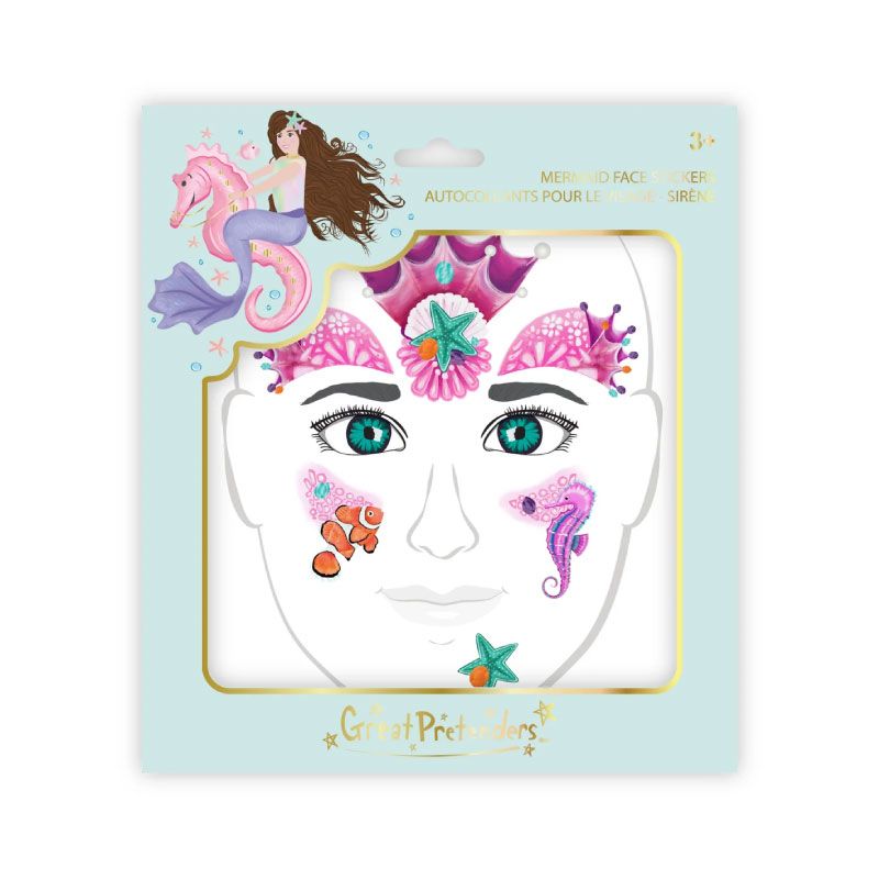 Pegatinas Faciales Sirena