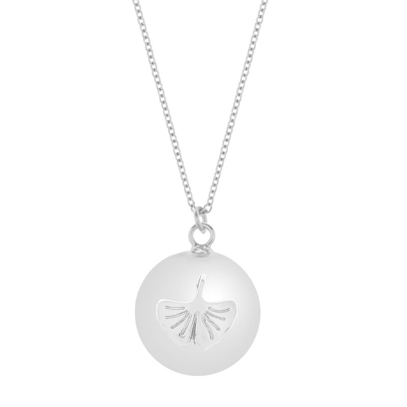 Llamador de Ángeles · Hoja Ginkgo/Silver