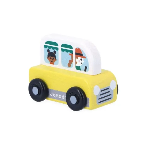 Coche de madera Furgo Granja - Cross Roads