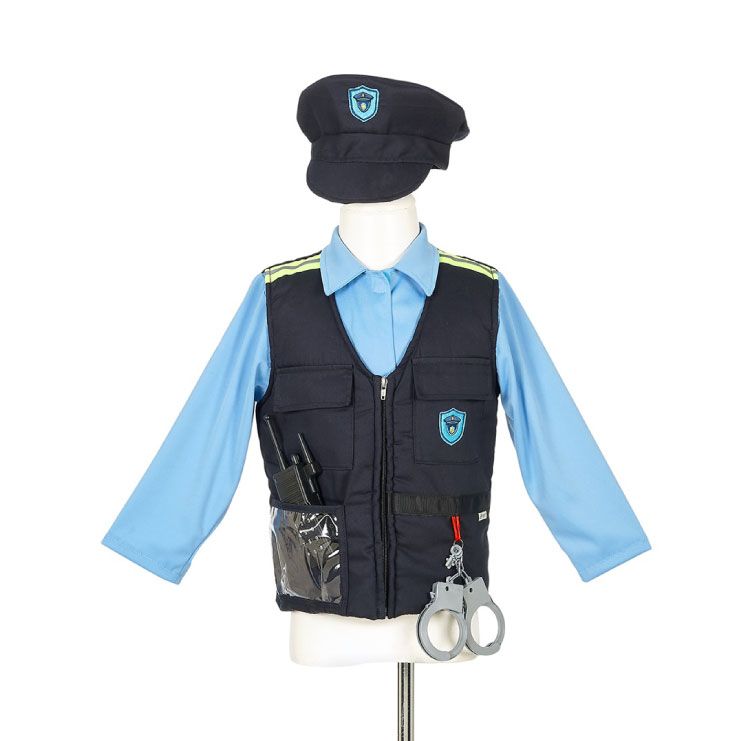 Disfraz Policia con Accesorios, 4­-7 años