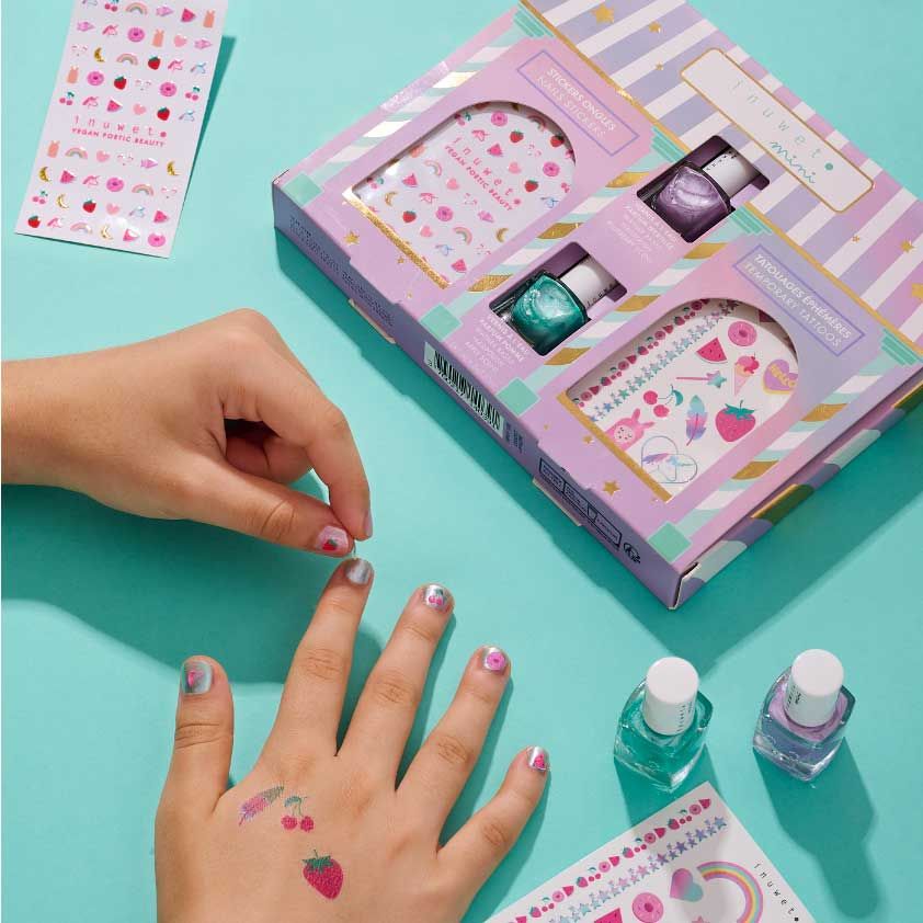 Set de Pintauñas al agua + Stickers - Imagen 2