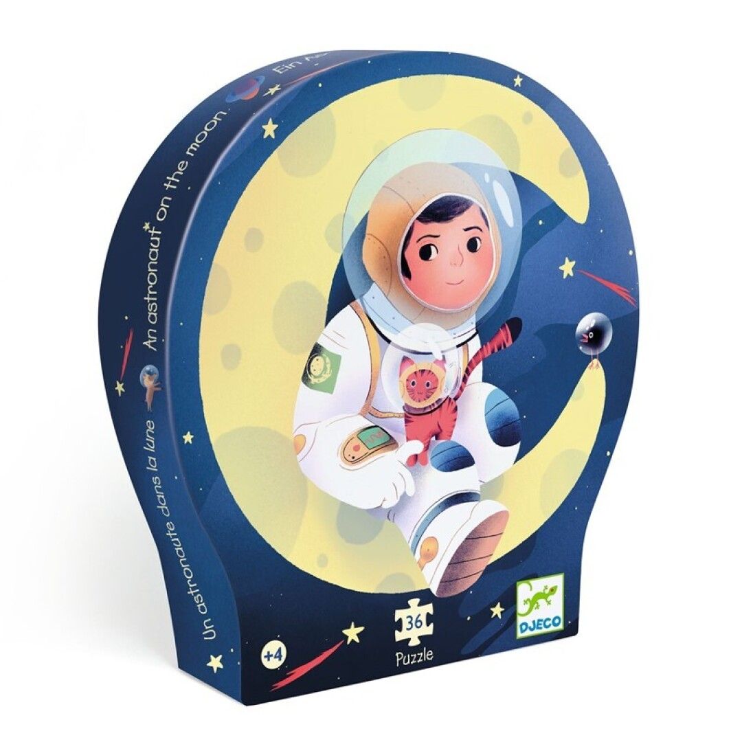 Puzle Silueta Astronauta - 36 piezas