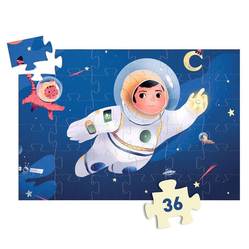 Puzle Silueta Astronauta - 36 piezas - Imagen 2