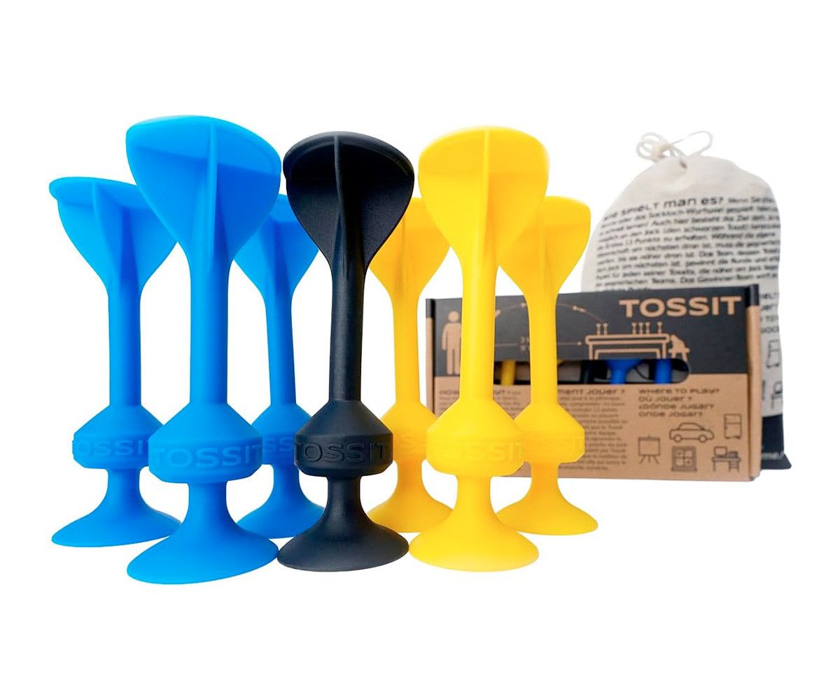 Set Starter DARDOS SILICONA · AMARILLO + AZUL