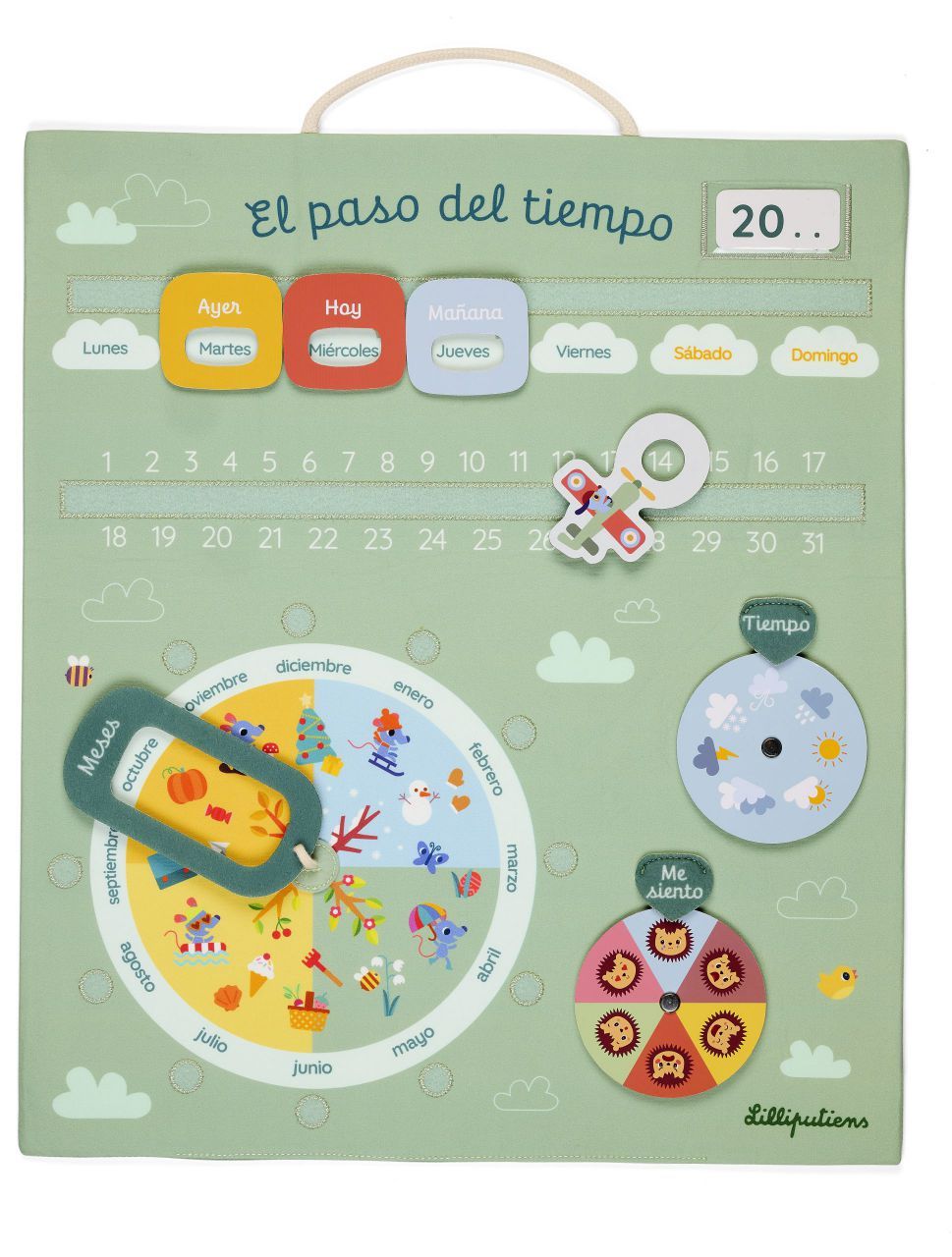 Calendario EL PASO DEL TIEMPO · Castellano