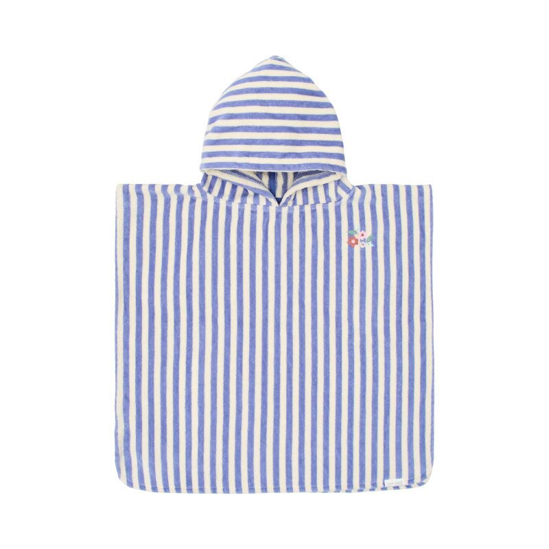 Poncho playa · Purple Stripe