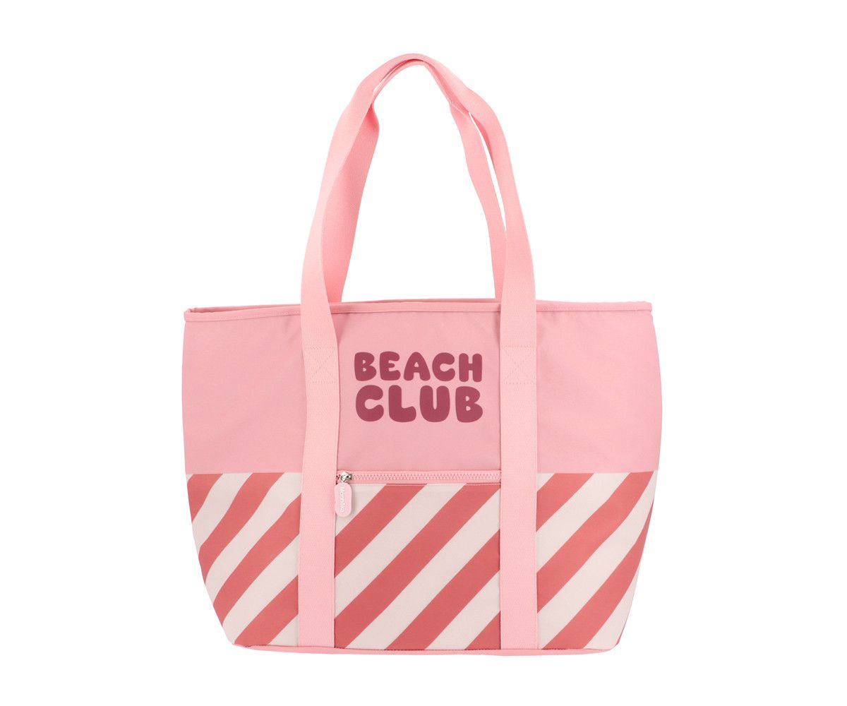 Bolso Tote Nevera Stripes Blush