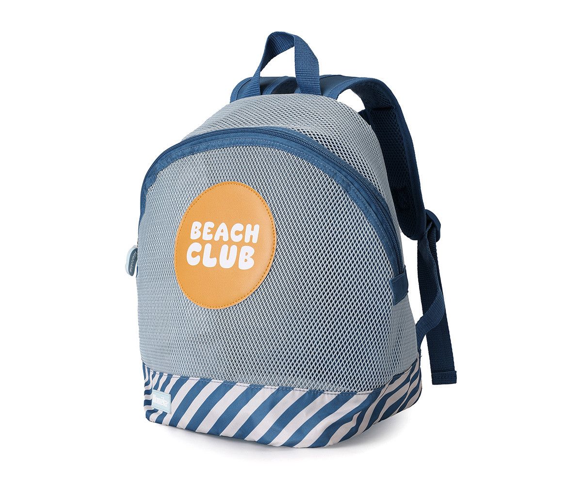 Mochila Infantil Antiarena Stripes Blues