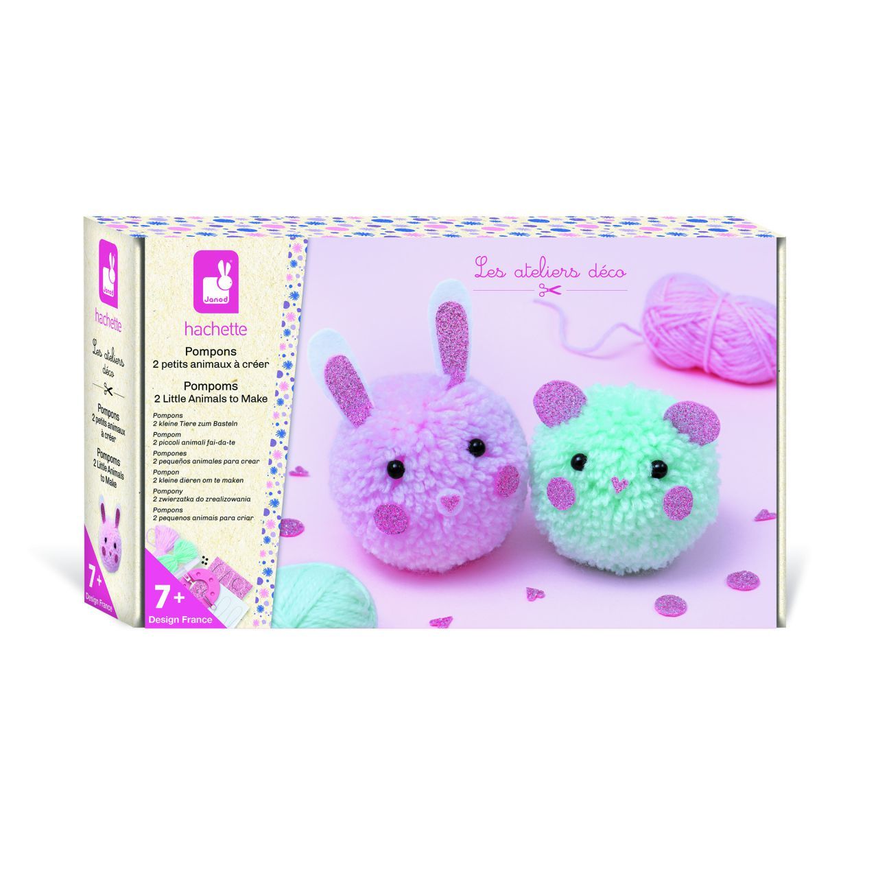 POMPONES - 2 ANIMALES PEQUEÑOS