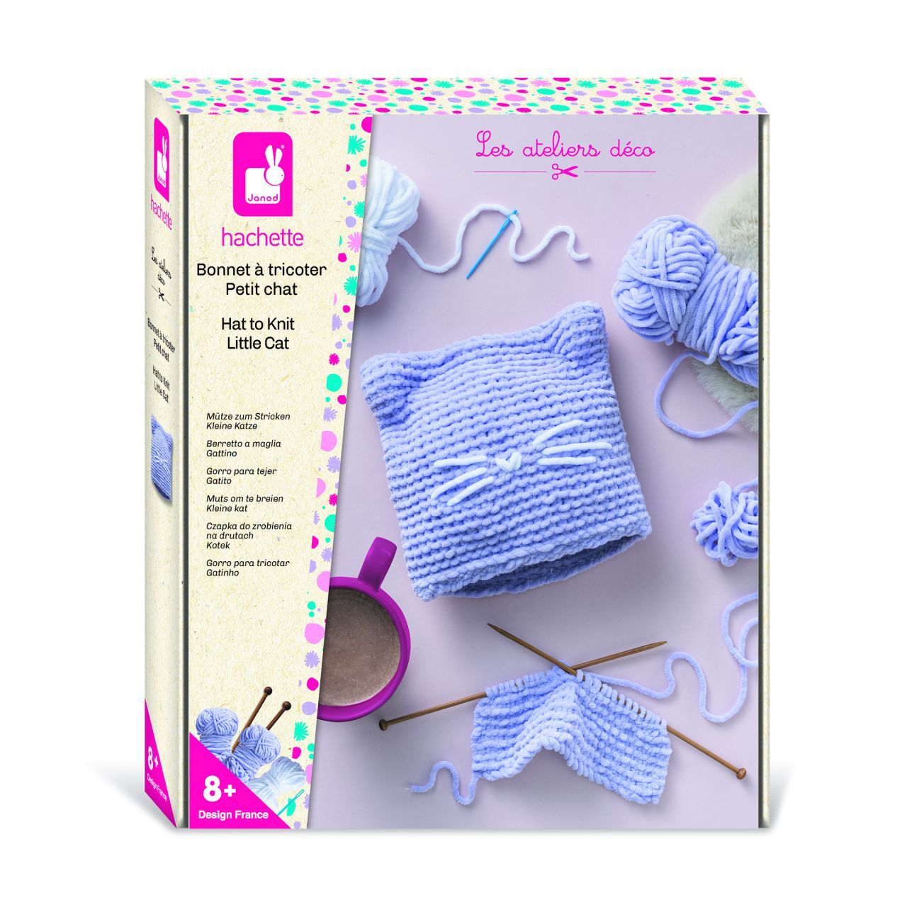 GORRO PARA TEJER - GATITO