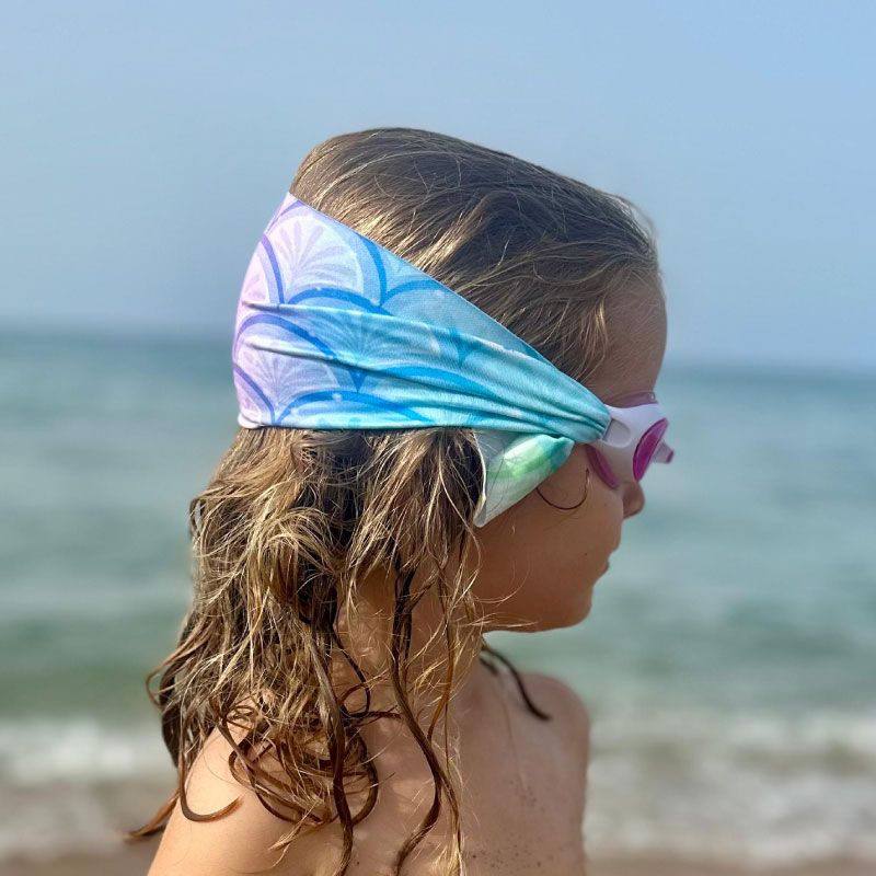 Gafas de buceo Antitirones Rosa/Sirenas